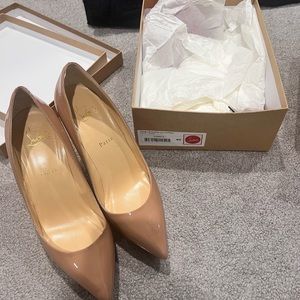 Christian Louboutin pigalle patent 100